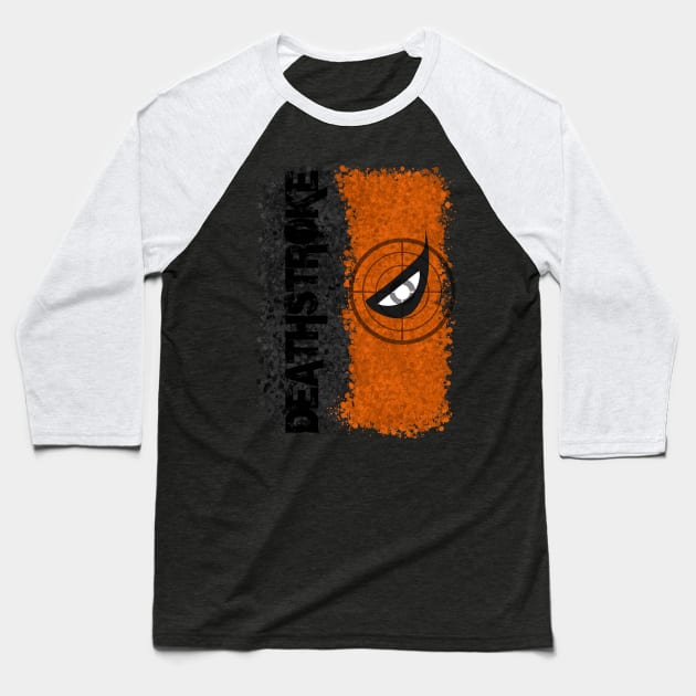 Deathstroke Baseball T-Shirt by enfuego360